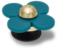 Retro Blue Spinner Flower