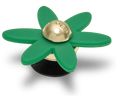 Retro Green Spinner Flower