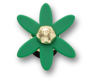 Retro Green Spinner Flower