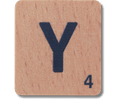 Scrabble Y