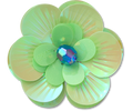 Sequin Green Flower