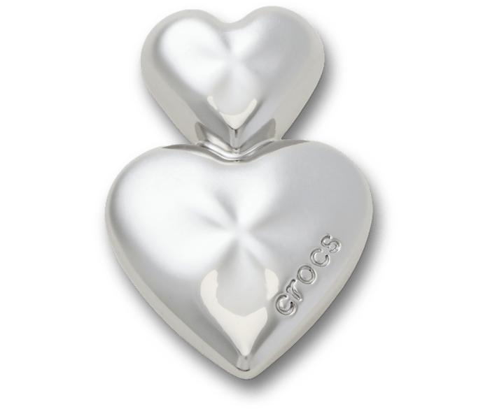 Silver Double Heart