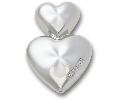 Silver Double Heart