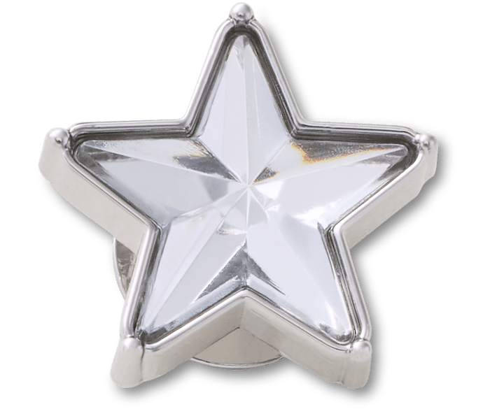 Silver Gem Sparkle Star