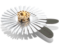 Silver Sequin Flower