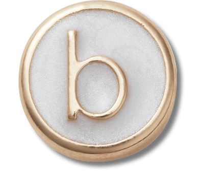 Tiny Pearlized Letter B