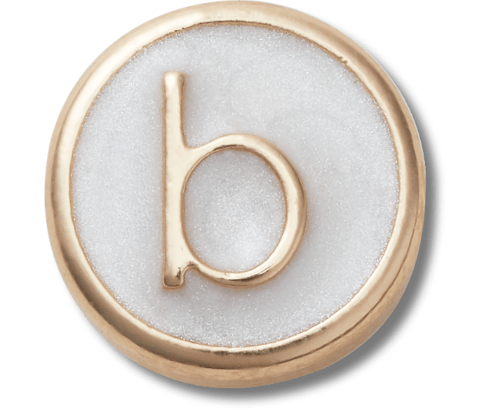 Tiny Pearlized Letter B