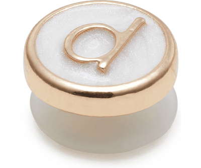 Tiny Pearlized Letter D