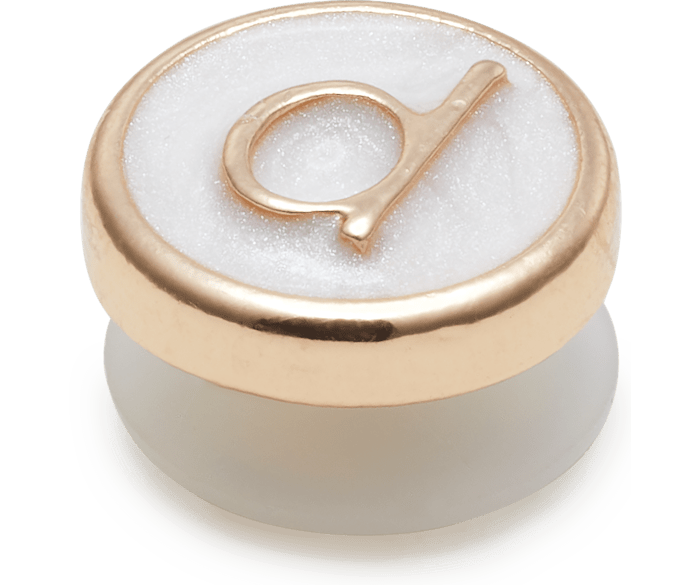 Tiny Pearlized Letter D