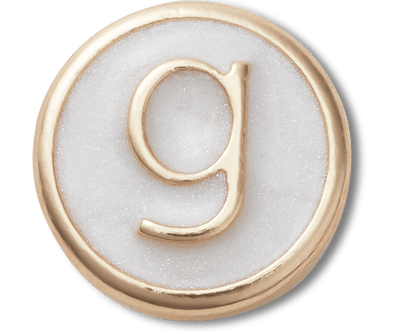 Tiny Pearlized Letter G