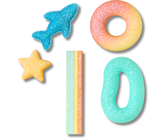 Yummy Colorful Candy 5 Pack