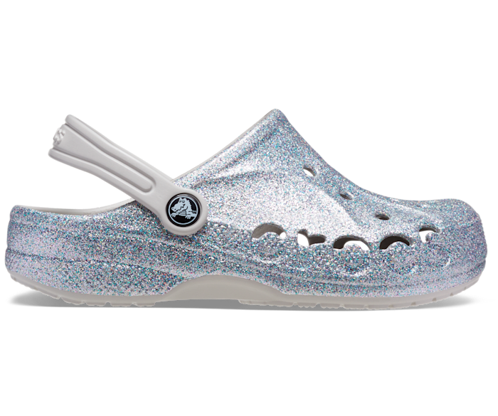 Kids' Baya Glitter Clog - Argent