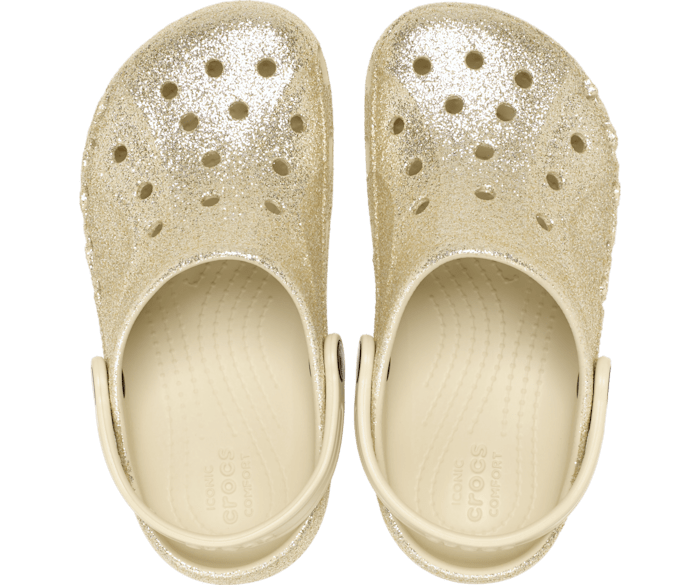 Kids' Baya Glitter Clog - Blanc Hivernal