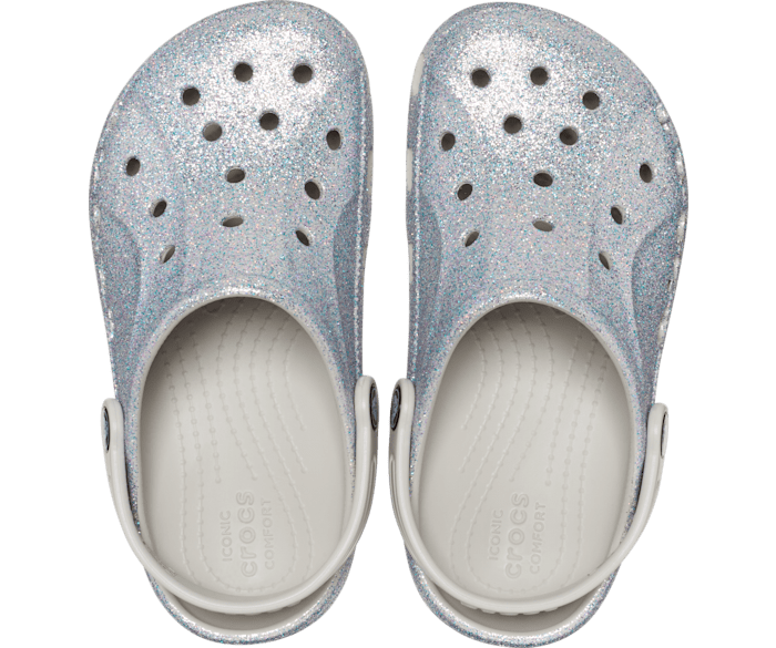 Kids' Baya Glitter Clog - Argent