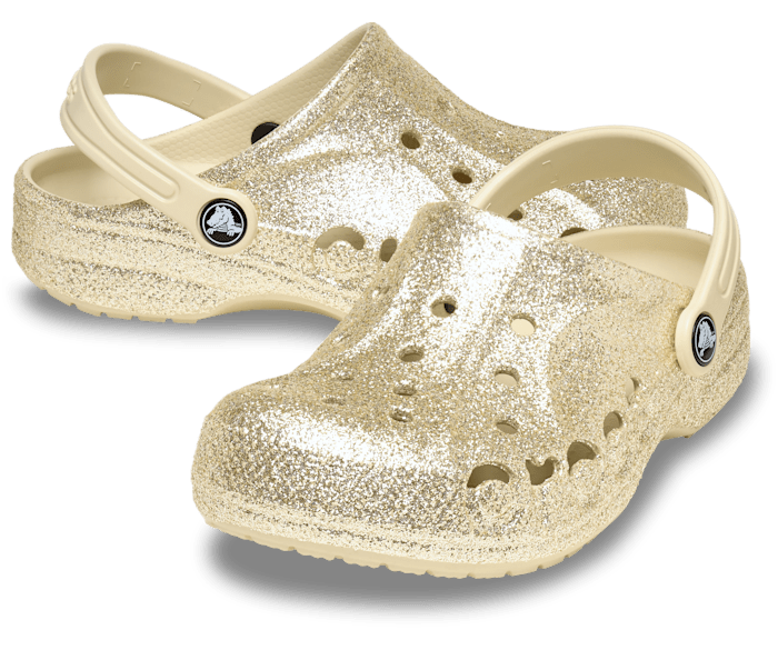 Kids' Baya Glitter Clog - Blanc Hivernal