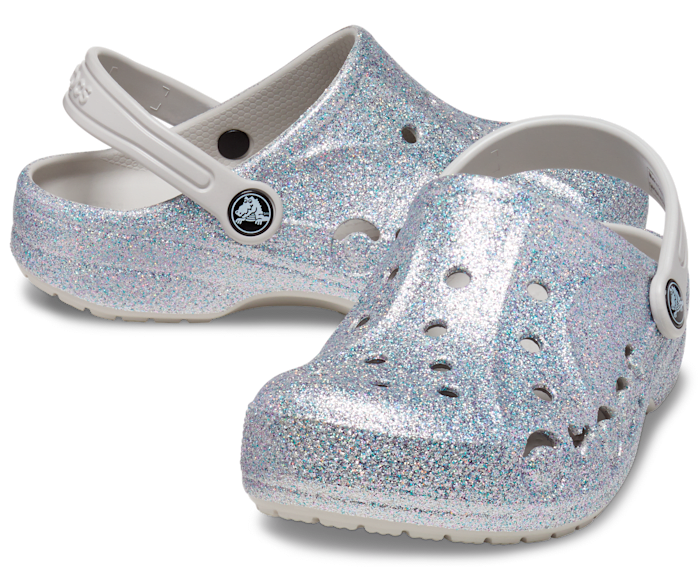 Kids' Baya Glitter Clog - Argent