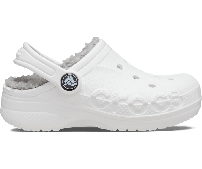 Kids' Baya Lined Clog - Blanc/Gris Clair