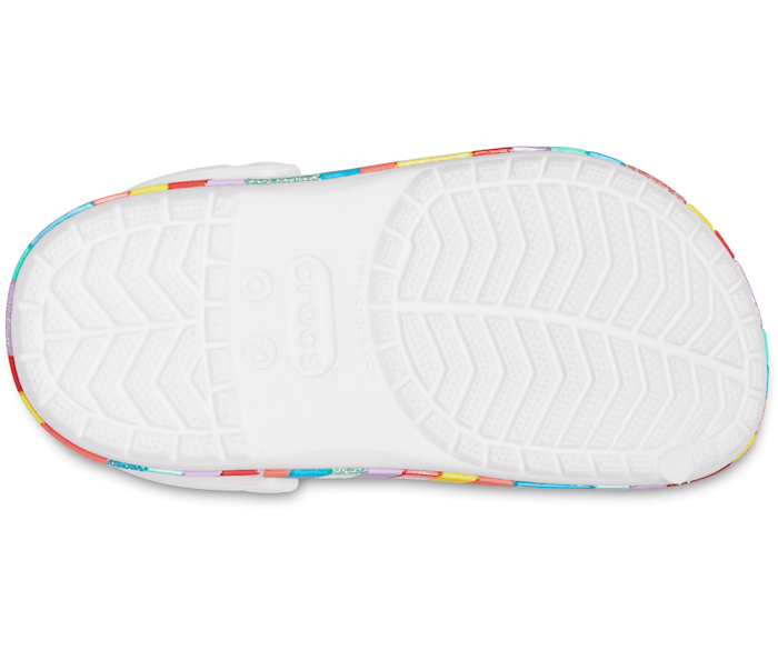 Crocs Classic Camo Clog Enfant - Blanc Camo - Vue 130