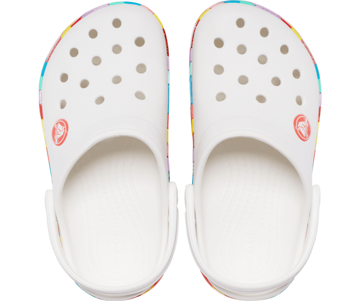Crocs Classic Camo Clog Enfant - Blanc Camo - Vue 120