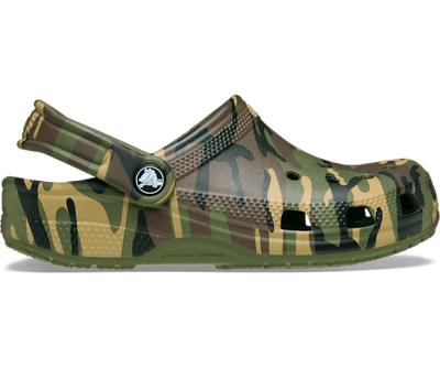 Kids' Classic Camouflage Clog - Vert Armee/Multi