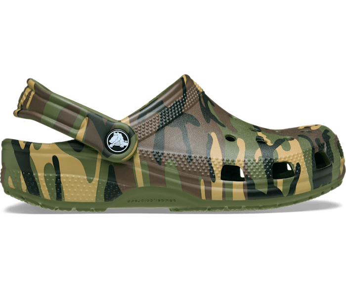 Kids' Classic Camouflage Clog - Vert Armee/Multi