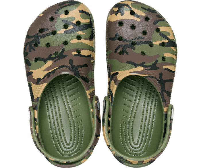 Kids' Classic Camouflage Clog - Vert Armee/Multi