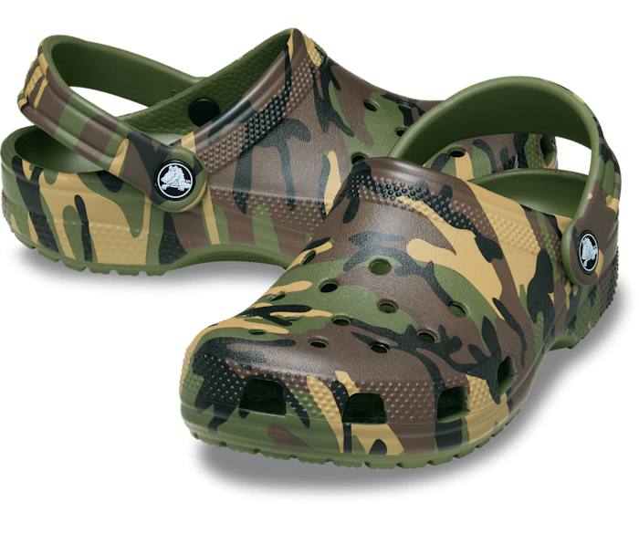 Kids' Classic Camouflage Clog - Vert Armee/Multi