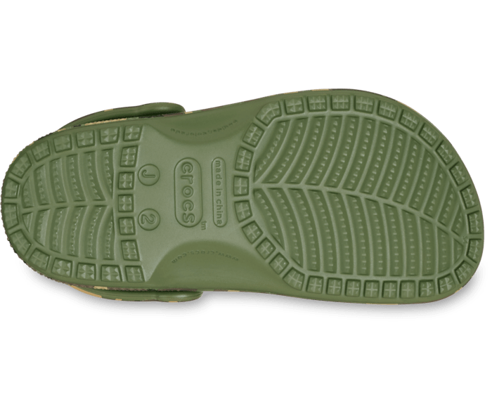 Kids' Classic Camouflage Clog - Vert Armee/Multi