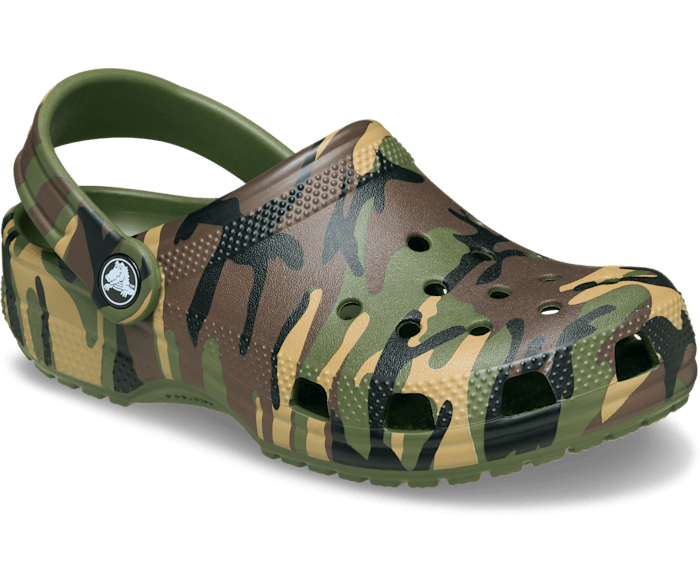 Kids' Classic Camouflage Clog - Vert Armee/Multi