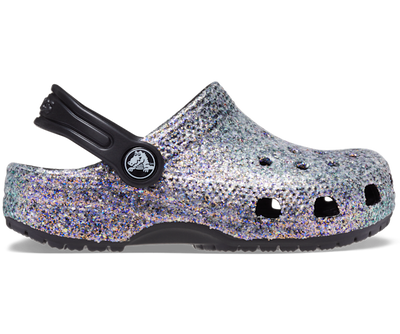 Crocs Classic Shimmer Clog Enfant - Vert Menthe Shimmer - Vue 100