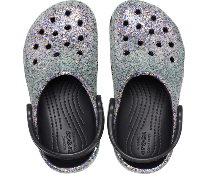 Crocs Classic Shimmer Clog Enfant - Vert Menthe Shimmer - Vue 120
