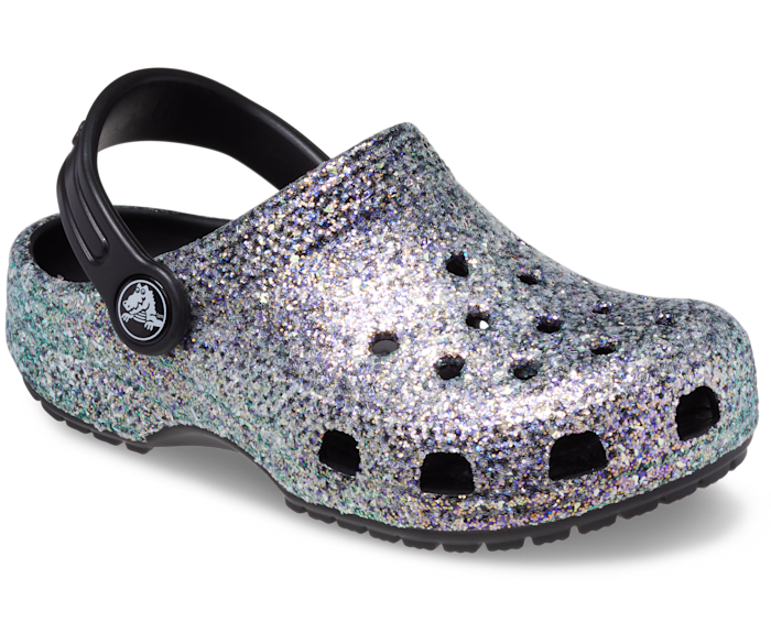 Crocs Classic Shimmer Clog Enfant - Vert Menthe Shimmer - Vue 140
