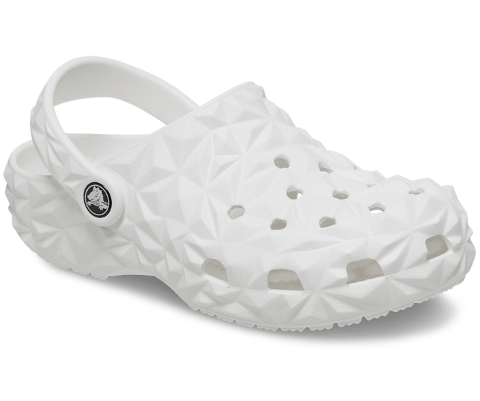 Crocs Classic Geometric Clog Enfant - Blanc - Vue 140