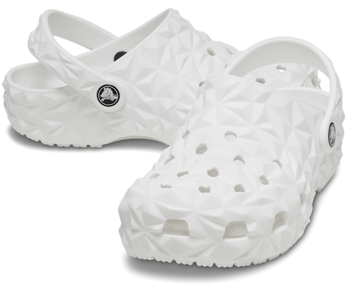 Crocs Classic Geometric Clog Enfant - Blanc - Vue 110