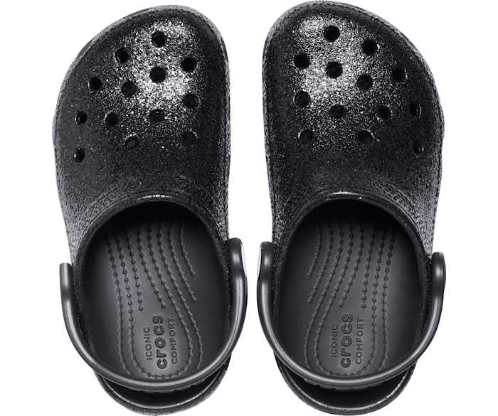 Crocs Classic Glitter Clog II Enfant - Noir Paillette - Vue 120