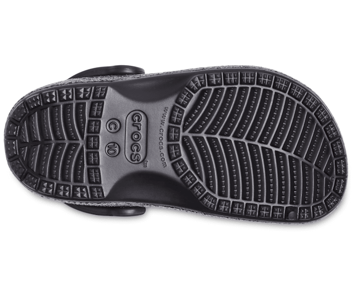Crocs Classic Glitter Clog II Enfant - Noir Paillette - Vue 130
