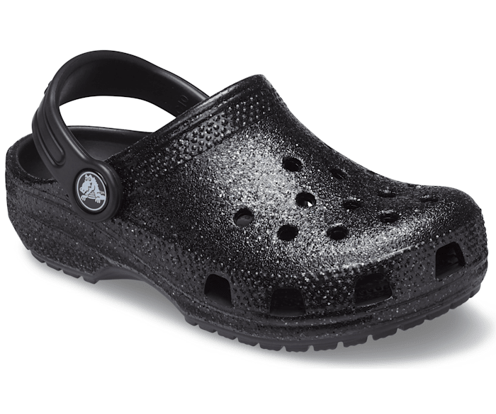 Crocs Classic Glitter Clog II Enfant - Noir Paillette - Vue 140