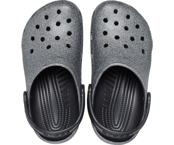 Crocs Classic Glitter Clog Enfant - Noir Paillette - Vue 120