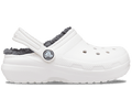 Kids' Classic Lined Clog - Blanc/Gris