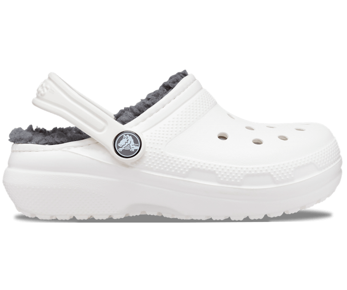 Kids' Classic Lined Clog - Blanc/Gris