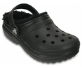 Crocs Classic Lined Clog Enfant - Gris Fourrure - Vue 140