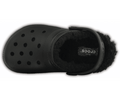 Crocs Classic Lined Clog Enfant - Gris Fourrure - Vue 120