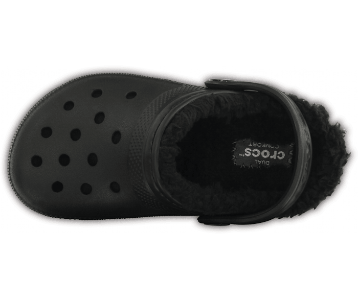 Crocs Classic Lined Clog Enfant - Gris Fourrure - Vue 120