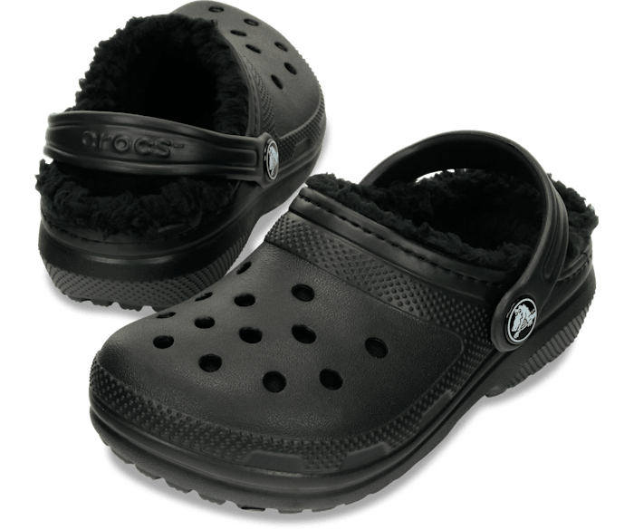 Kids' Classic Lined Clog - Noir/Noir