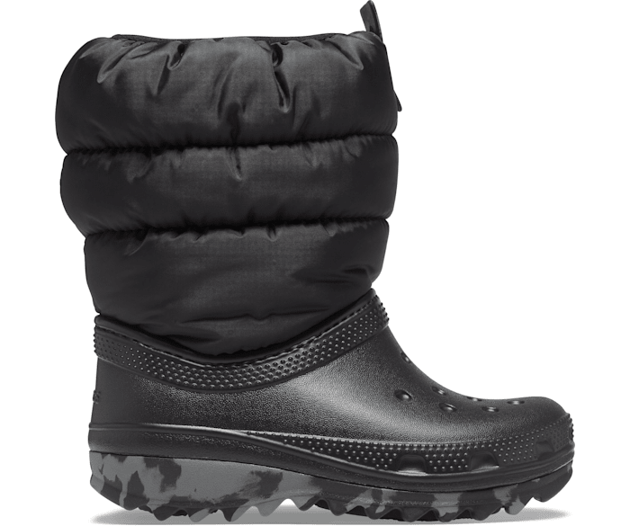 Crocs Classic Neo Puff Boot Enfant - Noir - Vue 100