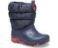 Crocs Classic Neo Puff Boot Enfant - Bleu Marine - Vue 140
