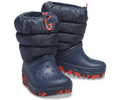Crocs Classic Neo Puff Boot Enfant - Bleu Marine - Vue 110