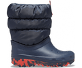 Crocs Classic Neo Puff Boot Enfant - Bleu Marine - Vue 100