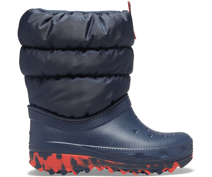 Crocs Classic Neo Puff Boot Enfant - Bleu Marine - Vue 100