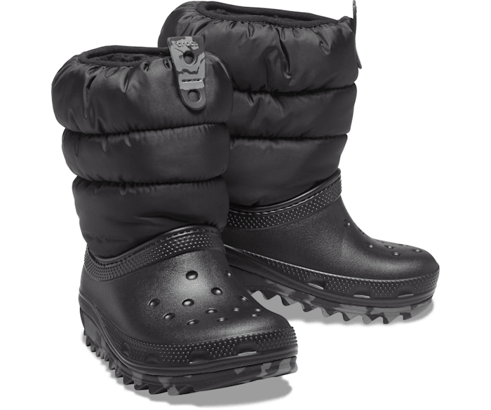 Crocs Classic Neo Puff Boot Enfant - Noir - Vue 110
